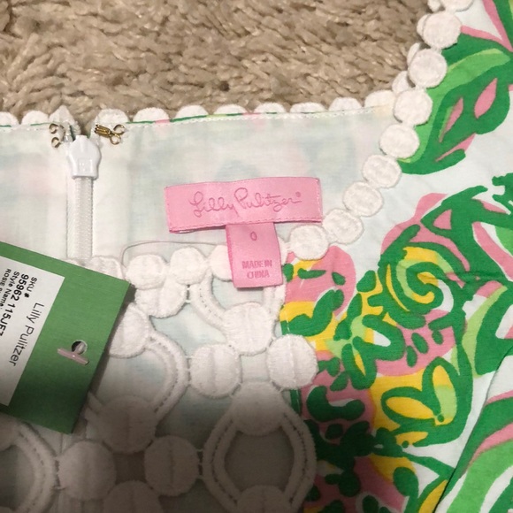 Lily Pulitzer Rosie shift seeing pink elephants - Picture 2 of 8